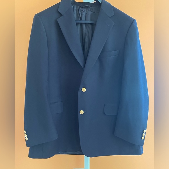 Brooks Brothers Other - Brooks Brothers Brookease 46 R navy sport coat